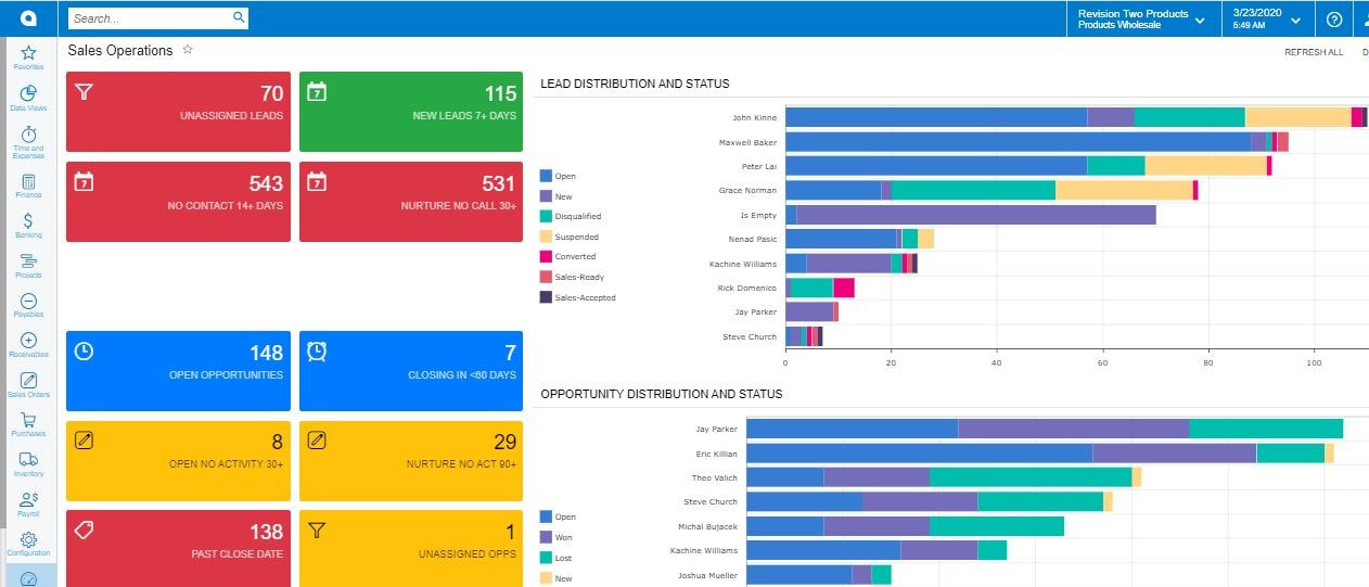 Acumatica 2020 R1 - User Interface Enhancements - ERP for Manufacturing ...