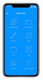 Acumatica mobile app