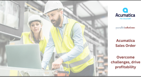 Acumatica Manufacturing Workflow