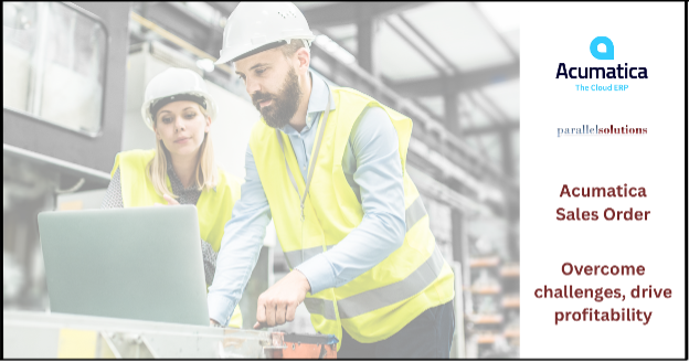 Acumatica Manufacturing Workflow