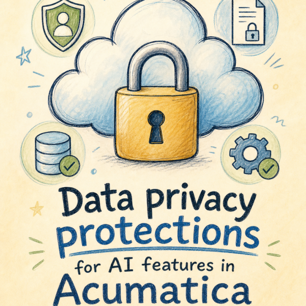 Acumatica AI data privacy